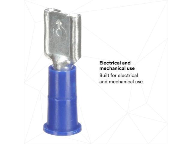 3M MVU14-250DFX Scotchlok Female Disconnect, Blue, 16-14AWG, PK100