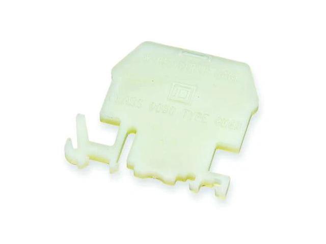 SQUARE D 9080GP6B Terminal Block End Barrier,2.30 in L