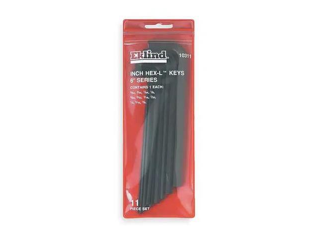 EKLIND 10311 11 Piece SAE L-Shape Hex Key Set, 10311