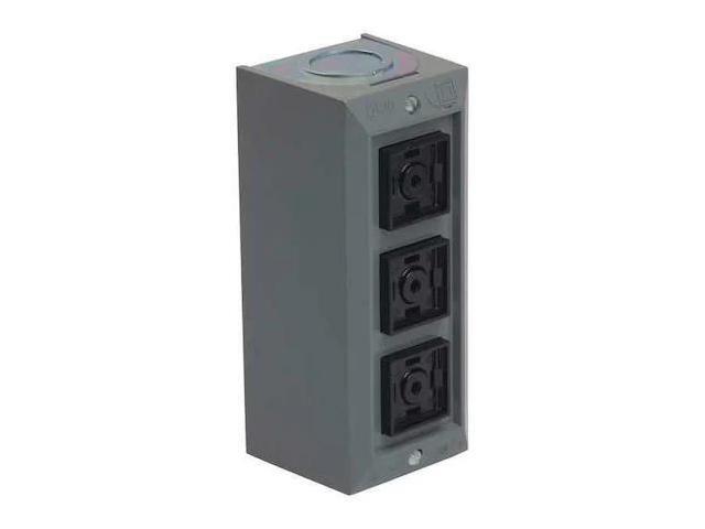 SQUARE D 9001BG307 Push Button Control Station,3NO/3NC,30mm