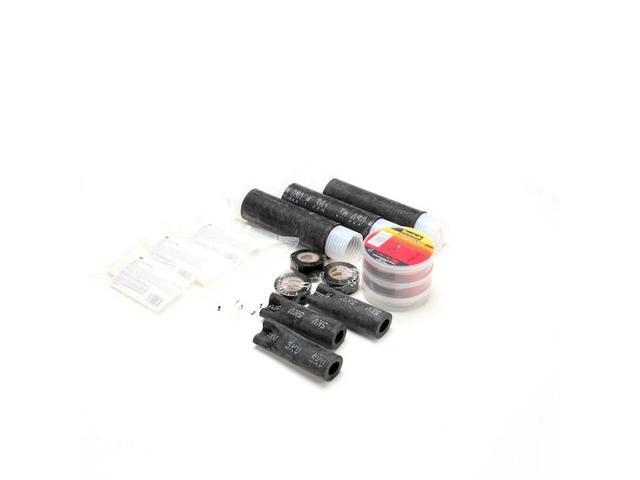 3M 5321 Splice Kit, 4 AWG Max, Black, EPDM Rubber Insulation, 8,000 V