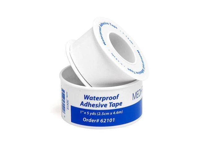 MEDIQUE 62101 Adhesive Tape, White, 1 In. W, 5 yd. L