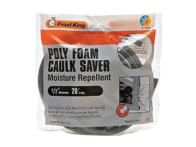 FROST KING C22H Weatherstrip,20 ft,Gray