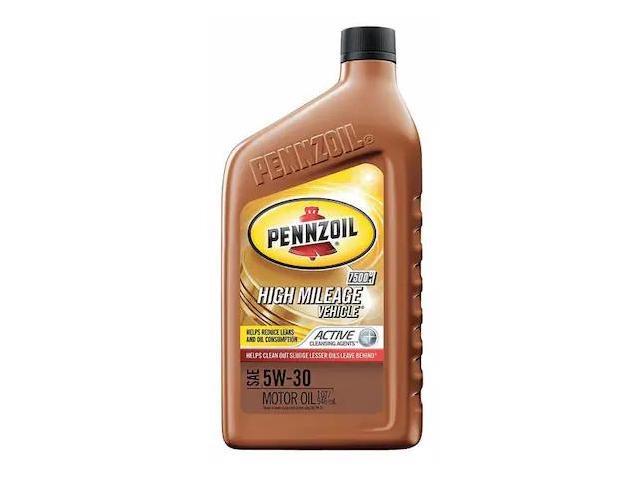 PENNZOIL 550022838 Engine Oil, 5W-30, 1 Qt., Hi Mileage