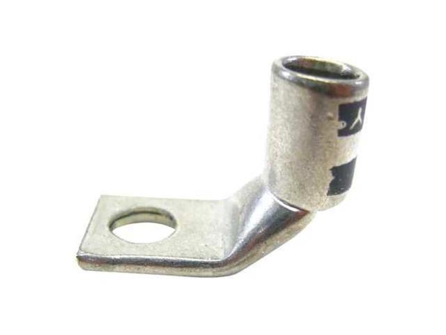 ABB 54106UB One-Hole Compression Lug, 4 AWG Max, 1/4 in Stud, Standard Barrel,