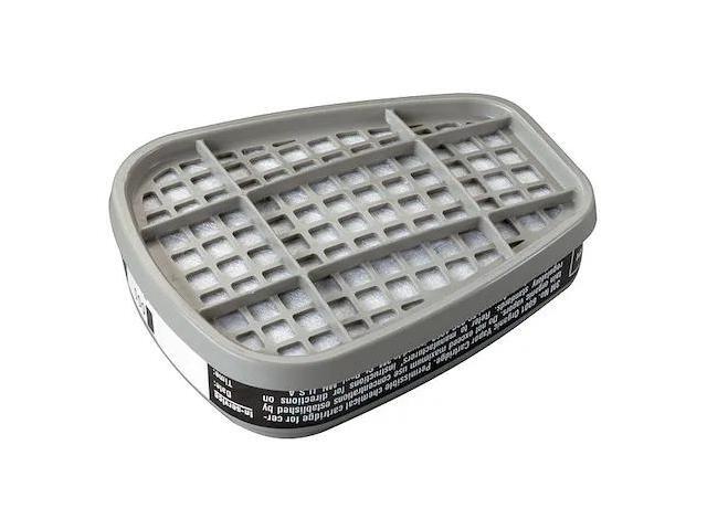 3M 6001 Cartridge, 3M 6000/FF-400 Series, Organic Vapor (OV), Bayonet, Black,