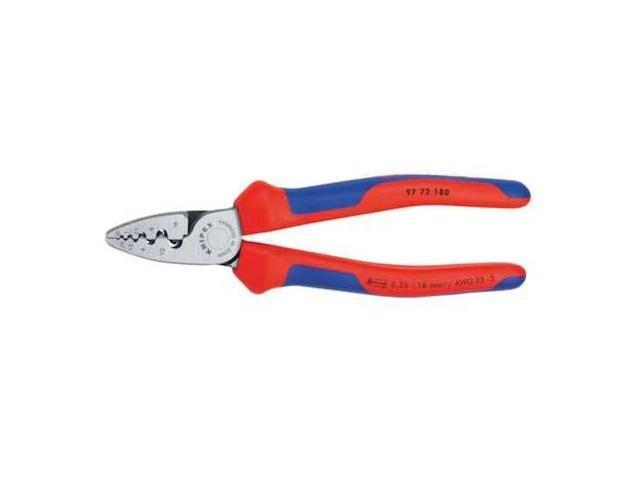 KNIPEX 97 72 180 7 1/4 in Crimper 23 to 5 AWG