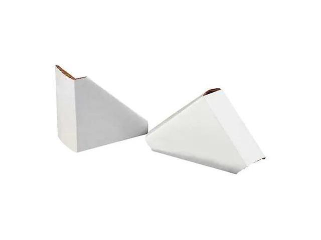 PARTNERS BRAND FR44MD Frame Protector, 4' x 4', White, PK504