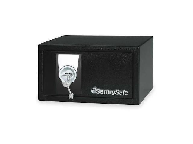 SENTRY SAFE X031 Security Safe, 0.35 cu ft, 12 lb, Privacy Key Lock No Rated