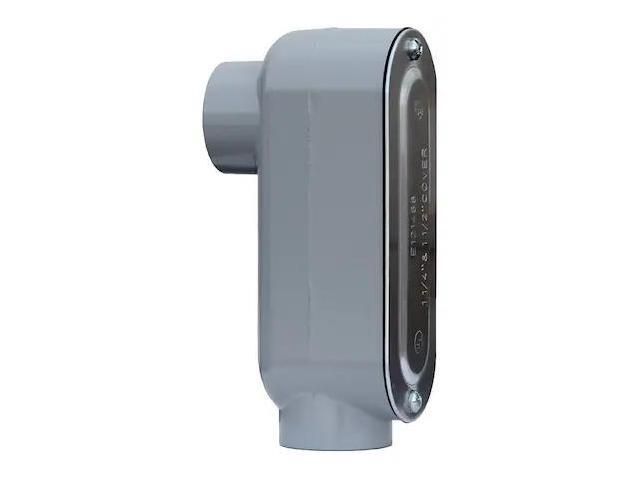 DOTTIE LB150CG L. H. Dottie 1-1/2'' LB Threaded Conduit Body w/ Cover & Gasket,