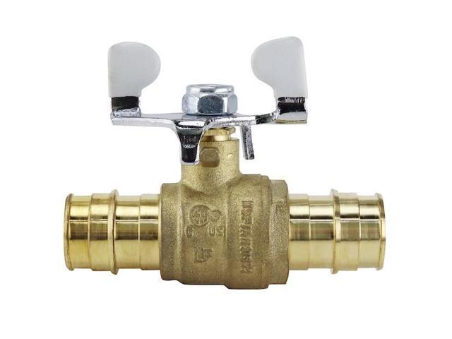 APOLLO EPXV34T 3/4 in. Brass PEX-A Barb Ball Valve with Tee Handle
