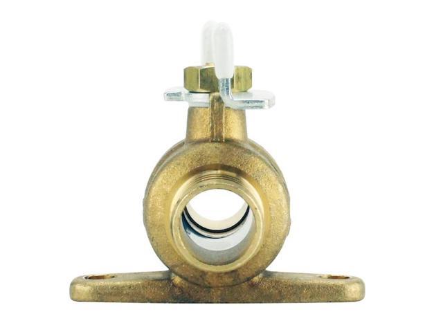 APOLLO APXV34T 3/4 in. Brass PEX Barb Ball Valve with Tee Handle and Mounting