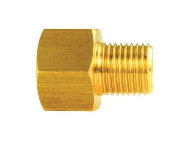 AGS BLF-18 Brass Adapter, Female(5/8-18 Inverted), Male(1/2-20 Inverted), 10/bag