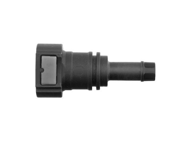 AGS FLRQ-435 Fuel Line Quick Connect-Straight Push-On 12mm Steel to 1/2 Nylon-,