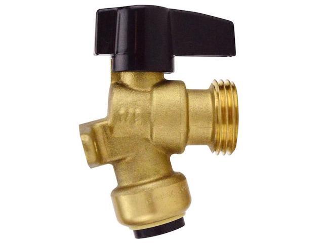 APOLLO FSBGV1234 1/2 in. Brass Push-To-Connect x 3/4 in. Garden Hose Thread