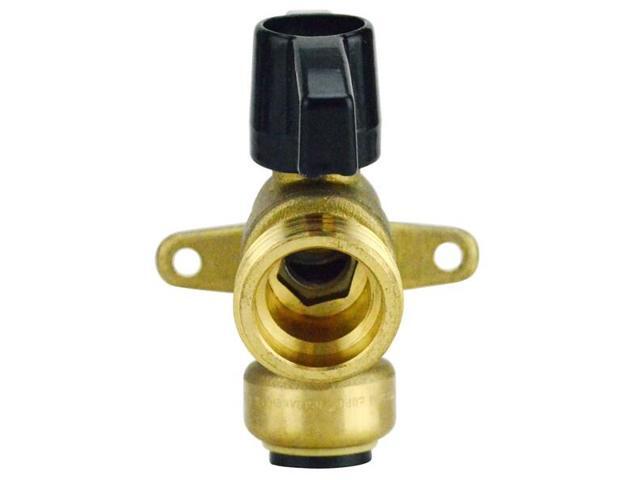 APOLLO FSBGV1234 1/2 in. Brass Push-To-Connect x 3/4 in. Garden Hose Thread