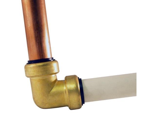 APOLLO FSBE1 1 in. Brass Push-to-Connect 90-Degree Elbow