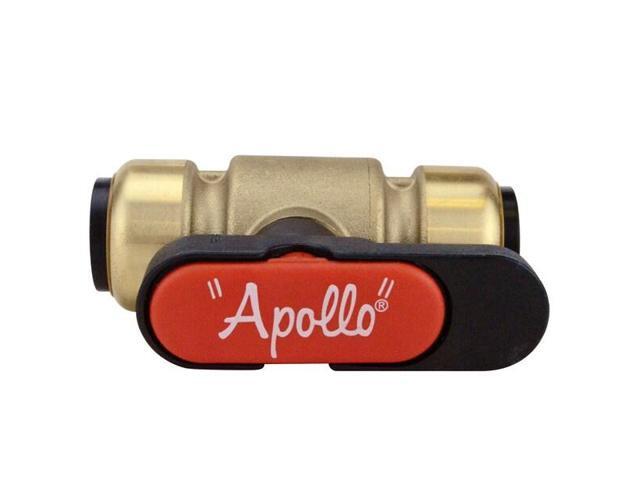 APOLLO FSBBV34TX 3/4 in. Brass Push-To-Connect Compact Ball Valve with Lockable