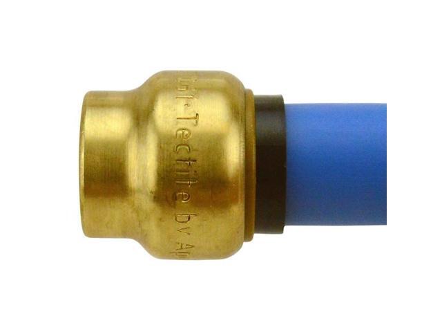 APOLLO FSBCAP126JR 1/2 in. Brass Push-To-Connect Cap Jar (6-Pack), 6PK