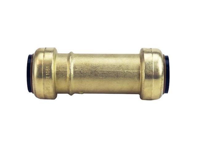 APOLLO FSBC1SL 1 in. Brass Push-To-Connect Slip Repair Coupling