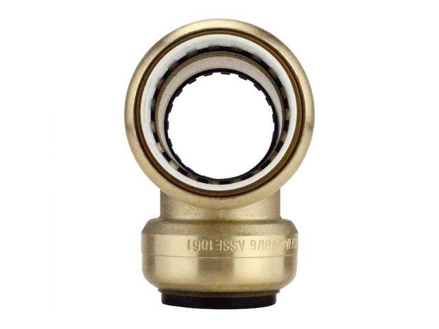 APOLLO FSBT11CTS1 1 in. IPS x 1 in. IPS x 1 in. CTS Brass Push-To-Connect Slip
