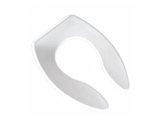 JONES STEPHENS C108SSC00 Heavy Duty Seat,Wht,Check Hinge,Elngtd Without Cover,