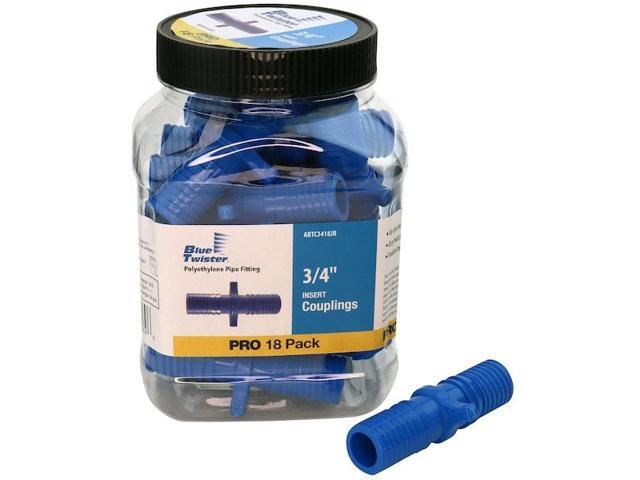 APOLLO ABTC3418JR 3/4 in. Blue Twister Polypropylene Insert Coupling Jar