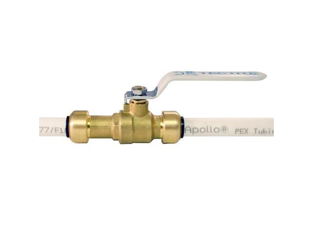 APOLLO FSBBV12SL 1/2 in. Brass Push-to-Connect Slip Ball Valve