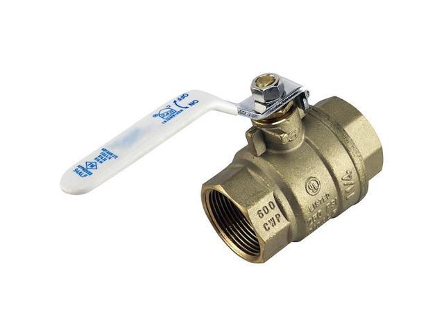 TMG 94ALF10601TMG 1-1/4 in. Lead Free Brass FNPT x FNPT Full-Port Ball Valve