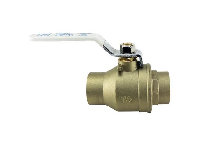 TMG 94ALF20701TMG 1-1/2 in. Lead Free Brass SWT x SWT Ball Valve