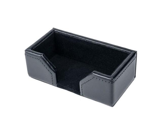 DACASSO AG-1407 Black Bonded Leather Business Card Holder