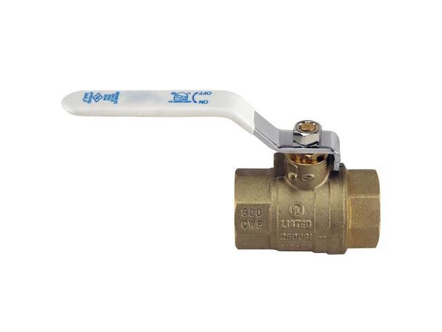 TMG 94ALF10501TMG 1 in. Lead Free Brass FNPT x FNPT Full-Port Ball Valve