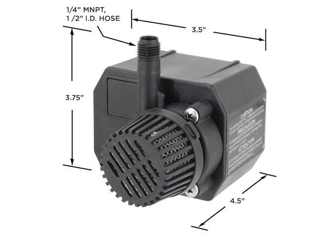 BECKETT G210A Submersible Pump, 115V, 60 Hz, 1/200 HP, 6' cord with Plug