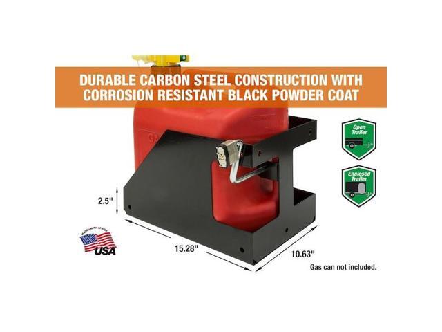 BUYERS PRODUCTS LT32 Locking Gas Container Rack for Open/Enclosed Landscape