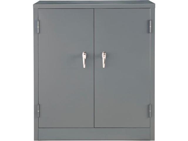 Unassembled Counter Height Cabinet, 36x18x42, Gray
