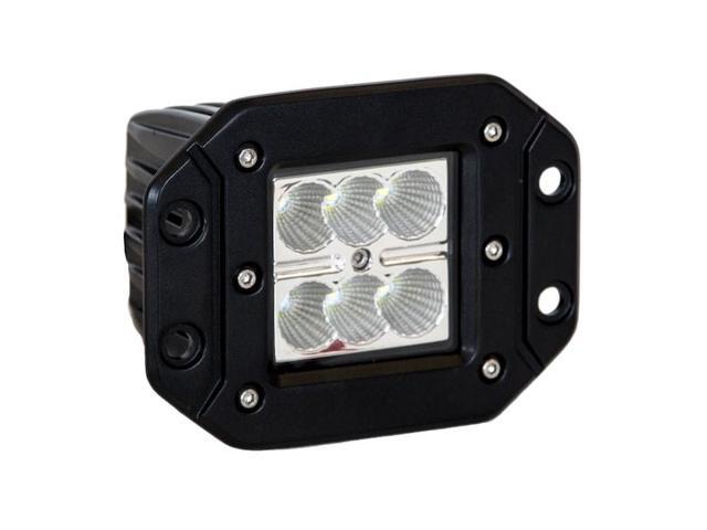 BUYERS PRODUCTS 1492138 3 Inch Square LED Clear Recessed Flood Light