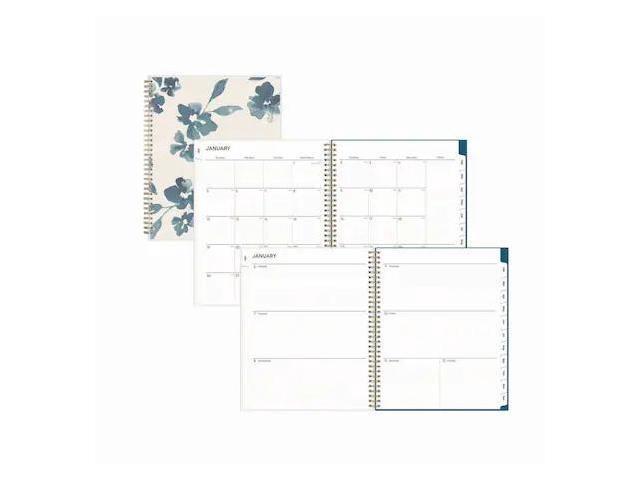 Blue Sky Frosted Weekly/Monthly Planner 11 x 8.5 Bakah Blue 2022 137261