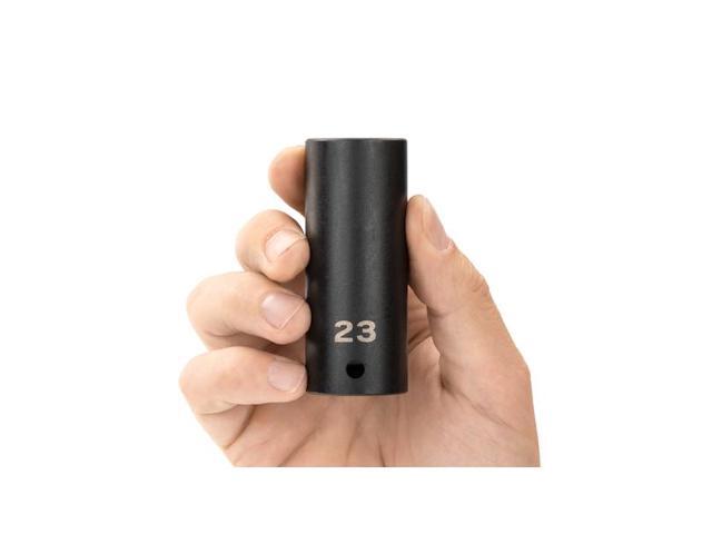 TEKTON SID23323 1/2 Inch Drive x 23 mm Deep 12-Point Impact Socket