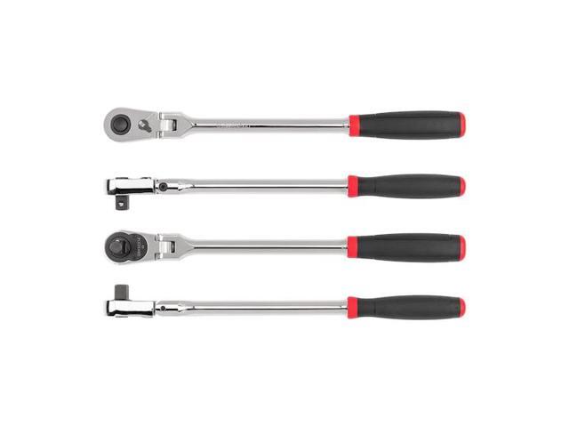 TEKTON SRH32214 1/2 Inch Drive x 14 Inch Flex Head Quick-Release Comfort Grip
