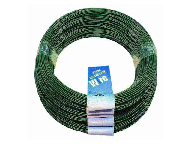 MIDWEST FASTENER 51847 16 WG x 50' Coils Green Vinyl Clothesline Wire 10PK