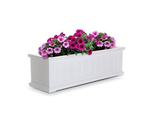 MAYNE 4840-W Cape Cod Window Box 3' - White