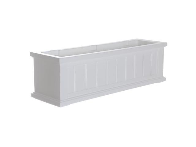 MAYNE 4840-W Cape Cod Window Box 3' - White