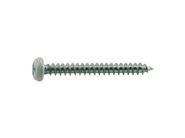 MIDWEST FASTENER 53801 Sheet Metal Screw, #8 x 1-1/2 in, Painted Steel Pan Head