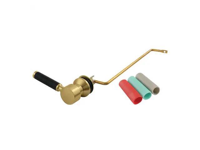 KINGSTON BRASS KTDKLS7 Side Mount Toilet Tank Lever, Brushed Brass