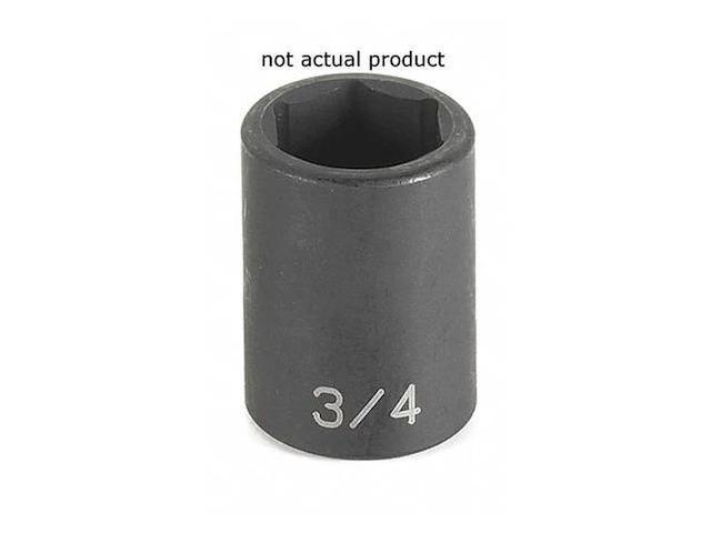 GREY PNEUMATIC 2064R 1/2' Drive, 2' SAE Socket, 6 Points, 1/2'Dx2',Standard