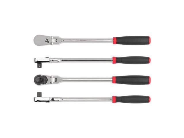 TEKTON SRH22214 1/2 Inch Drive x 14 Inch Flex Head Comfort Grip Long Ratchet