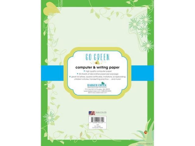 Barker Creek Go Green Stationery LL724