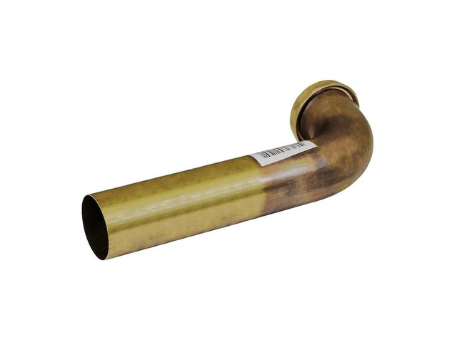 EVERFLOW 21924 Slip Joint Waste Bend for Tubular Drain Applications, 22GA Brass
