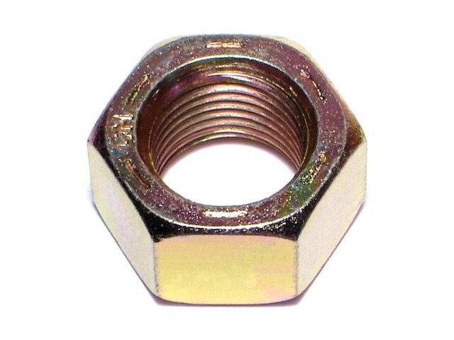 MIDWEST FASTENER 63067 Hex Nut, 5/8'-18, Steel, Grade 8, Zinc Yellow, 6 PK