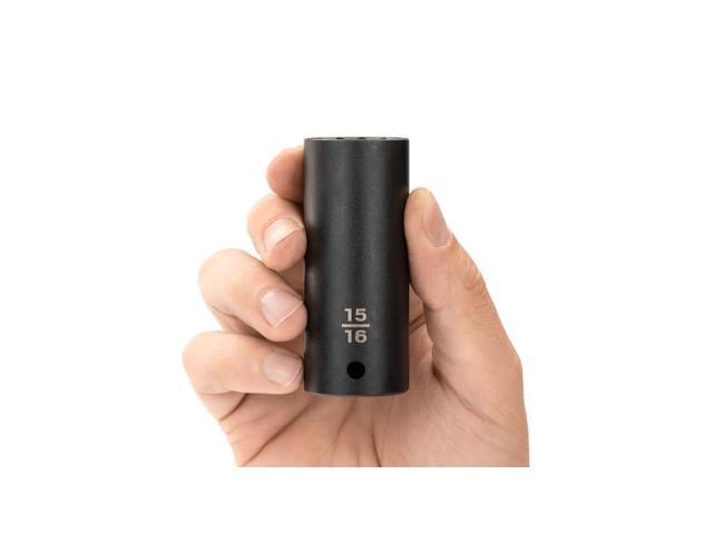 TEKTON SID23224 1/2 Inch Drive x 15/16 Inch Deep 12-Point Impact Socket